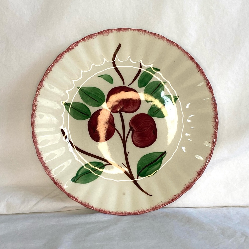Vintage Blue Ridge Southern Pottery Cherry Bounce